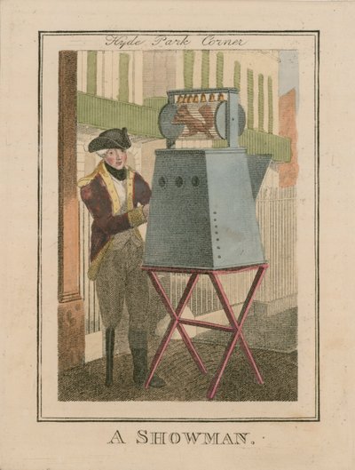 A Showman, Hyde Park Corner by English School