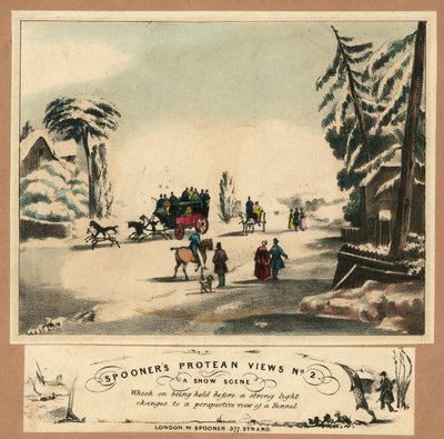 A Snow Scene by English School