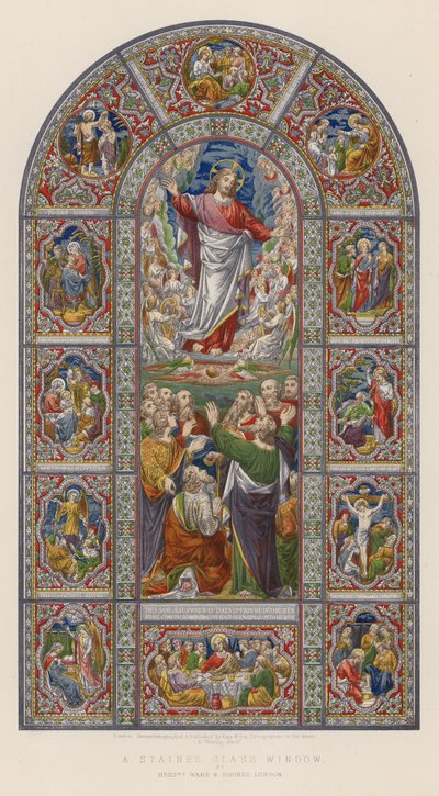 A Stained Glass Window by English School