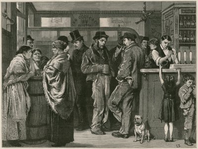 A Sunday Afternoon in a Gin Palace by English School