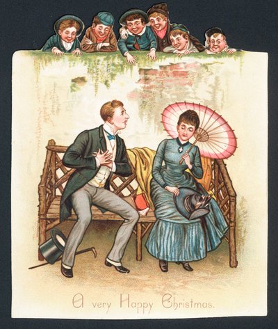 A Very Happy Christmas - greetings card by English School