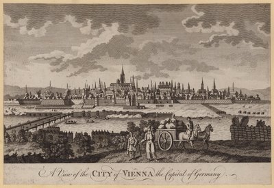 A View of the City of Vienna, the Capital of Germany by English School