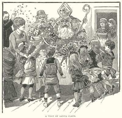 A Visit of Santa Claus by English School