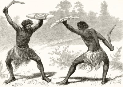 A Waddy Fight, from 