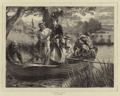 A Water Party by English School