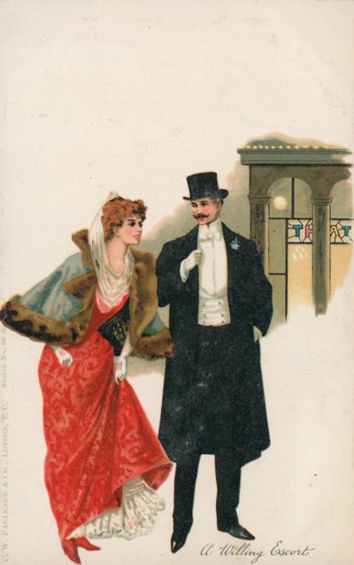A Willing Escort by English School