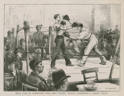 A Boxing Match by English School