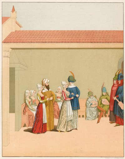 A Carnival Scene, 15th Century by English School