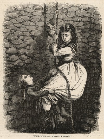 A heroic mother by English School