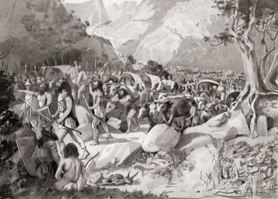 A Migration of Scythian Tribes Through a Pass in the Mountains of Asia Minor into Syria, from Hutchinson