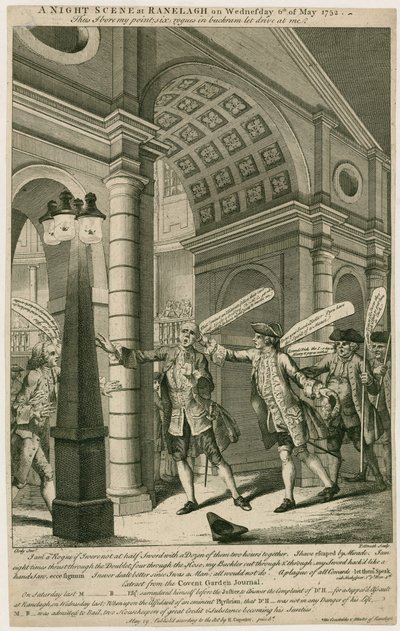 A night scene at Ranelagh, London, on 6 May 1752 by English School