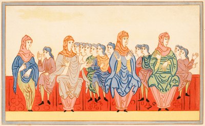 A Patriarchal Family by English School