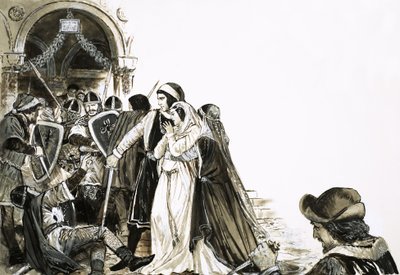 A Rebellion in Sicily Begins with the Death of a French Soldier by English School