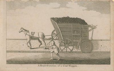 A Representation of a Coal Wagon by English School
