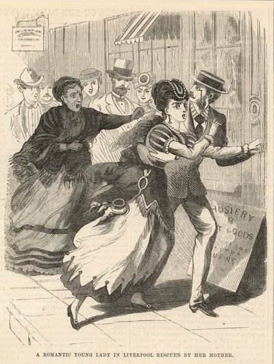 A romantic young lady in Liverpool rescued by her mother by English School