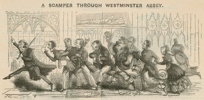 A Scamper Through Westminster Abbey by English School