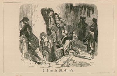 A scene in St Giles