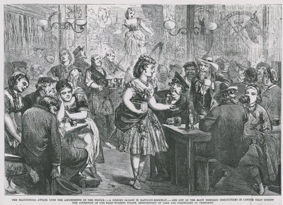 A singing saloon in Ratcliff Highway by English School