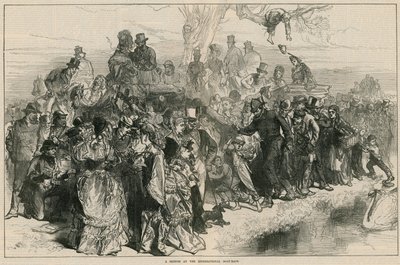 A sketch at the International Boat-Race by English School