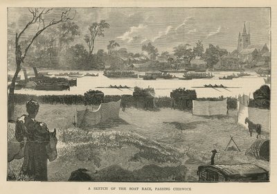 A Sketch of the Boat Race by English School