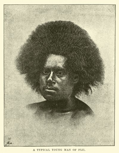 A Typical Young Man of Fiji by English School