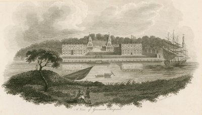 A view of Greenwich Hospital, London by English School
