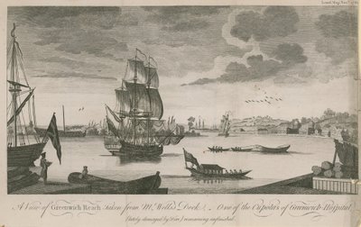 A View of Greenwich Reach, Taken from Mr. Wells