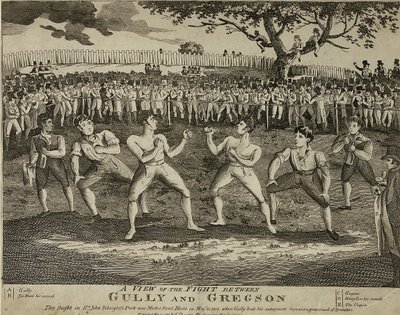 A View of the Fight between Gully and Gregson by English School