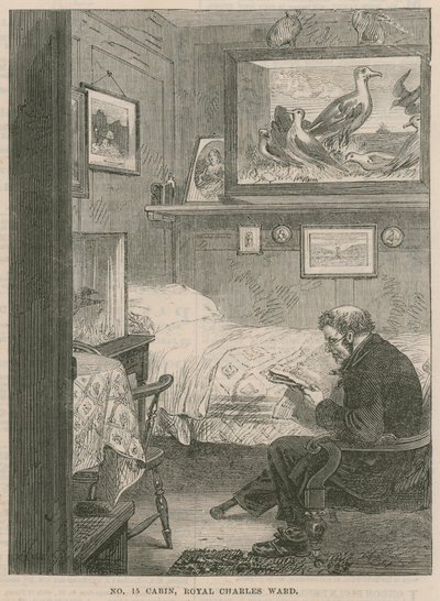 A Visit to Greenwich Hospital; No. 15 Cain, Royal Charles Ward by English School