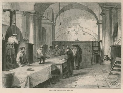 A Visit to Greenwich Hospital: The West Kitchen by English School