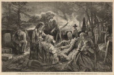 A Weird and Ghastly Incident During the Chicago Fire by English School