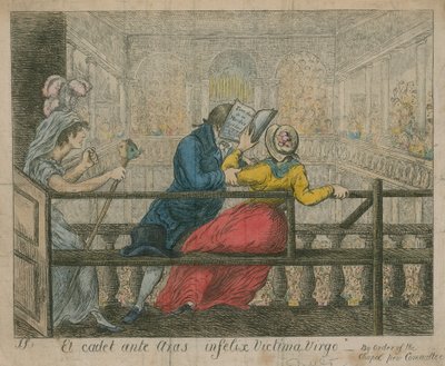 A Woman is Ejected from the Pews of the Foundling Hospital Chapel by English School