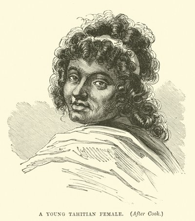 A Young Tahitian Female, after Cook by English School