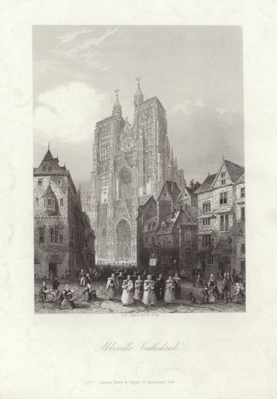 Abbeville Cathedral by English School