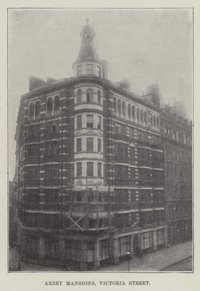 Abbey Mansions, Victoria Street by English School