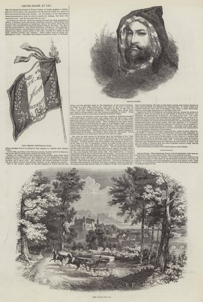Abd-el-Kader at Pau by English School