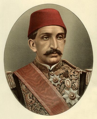 Abdul Hamid II, Sultan of Turkey by English School