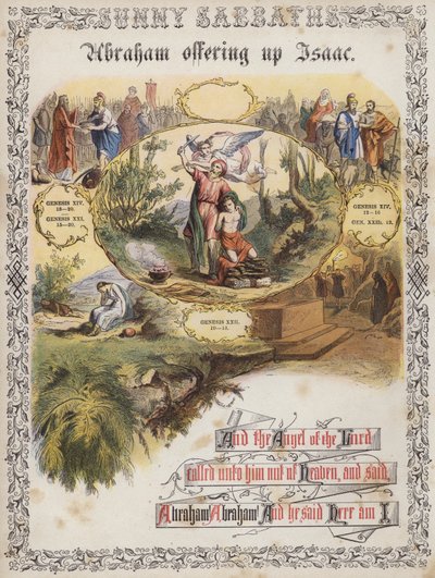 Abraham offering up Isaac by English School