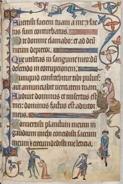 Psalm 29, Execution of Thomas of Lancaster, from 