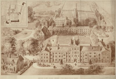 Additions to Jesus College, Cambridge by English School