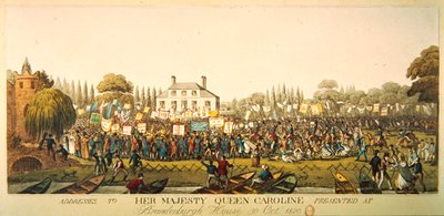 Addresses to Her Majesty Queen Caroline Presented at Brandenburgh House 30 October 1820 by English School
