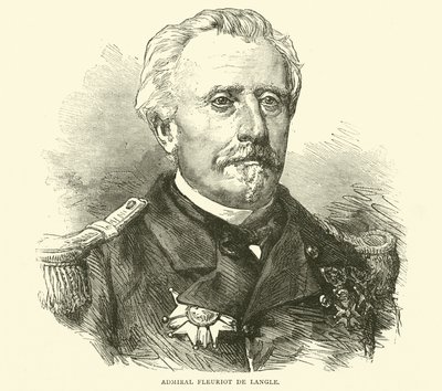 Admiral Fleuriot de Langle, November 1870 by English School