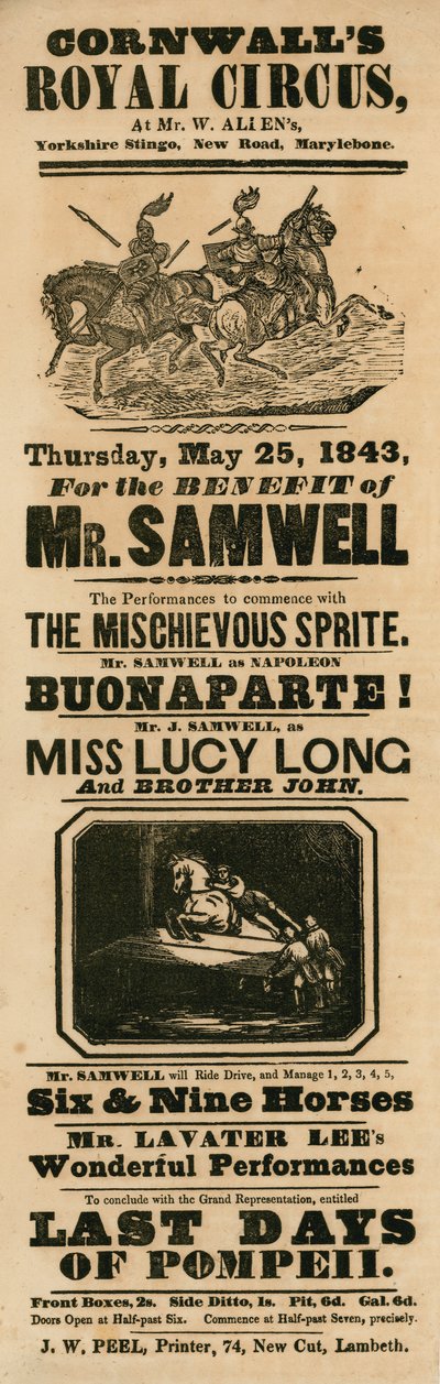 Advert for Cornwall
