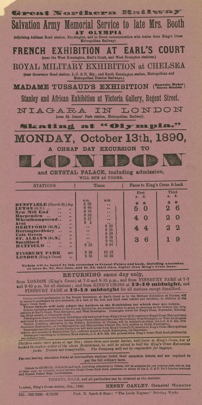Advert for Cheap Day Excursions to London by English School