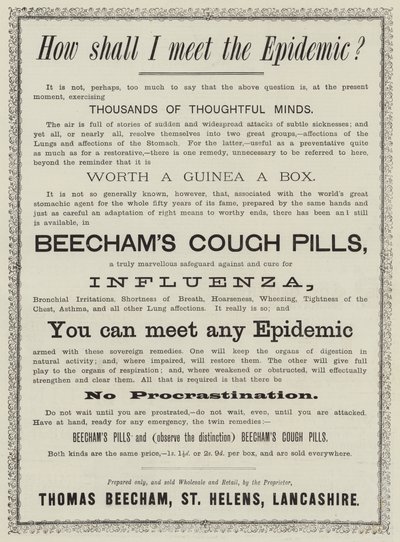 Advertisement, Beecham