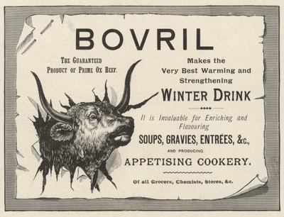 Advertisement, Bovril by English School