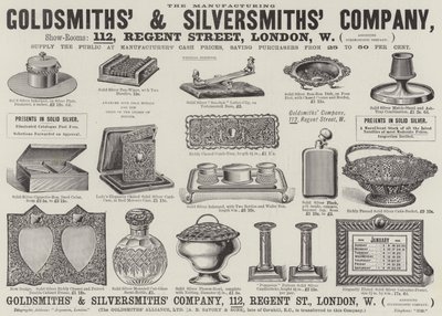 Advertisement, Goldsmiths