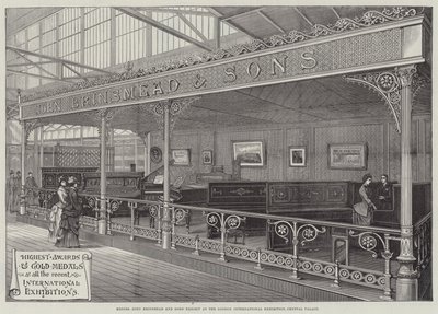 Advertisement, John Brinsmead and Sons by English School