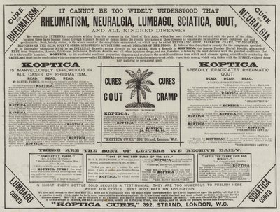 Advertisement, Koptica Cure by English School