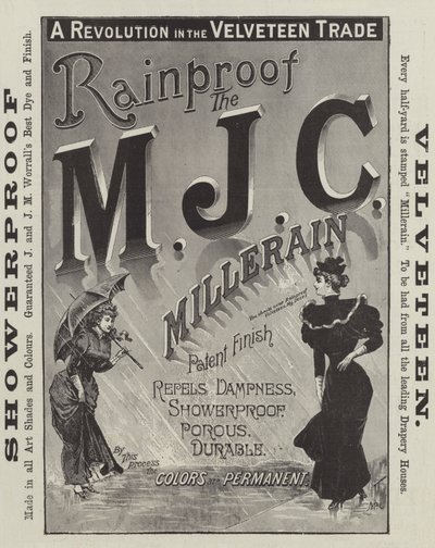Advertisement, M. J. C. Millerain by English School